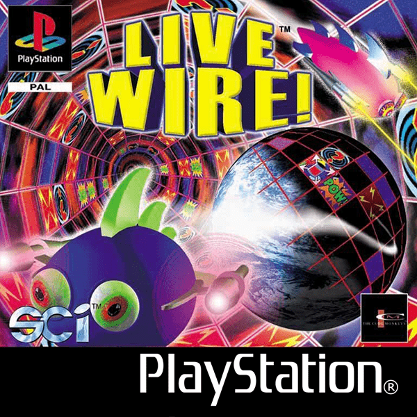 Live Wire box art for Playstation